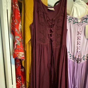 Holy Clothing Brigid Maxi × 1 Petite / XL/1X / Deadly Nightshade